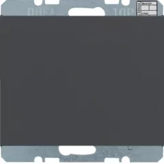   BERKER 75441375 KNX CO2-érzékelő K.1/K.5 | páratartalom- és hőmérséklet-szabályozóval | antracit matt