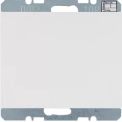   BERKER 75441379 KNX CO2-érzékelő K.1/K.5 | páratartalom- és hőmérsékletszabályozóval | fényes poláris fehér