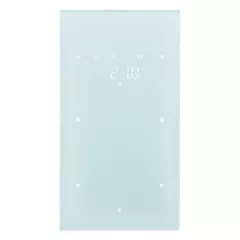   BERKER 75642030 KNX üveg érintőpanel | 2-csatornás, RTR | poláris fehér üveg
