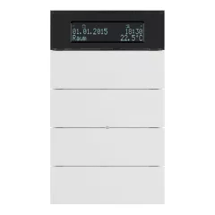   BERKER 75664599 KNX hőmérsékletszabályozó B.IQ | 4-csatornás | poláris fehér matt