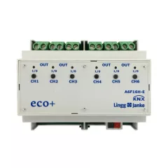   LINGG&JANKE 79234SEC KNX kapcsolóaktor 16 A | 6 kimenetes, 200 µF, secure
