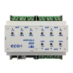   LINGG&JANKE 79238SEC KNX kapcsolóaktor 16 A | 9 kimenetes, 140 µF, secure