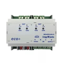   LINGG&JANKE 79243SEC KNX kapcsolóaktor 16 A bináris bemenetekkel | 4 kimenetes, potenciálmentes, secure