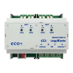   LINGG&JANKE 79244SEC KNX kapcsolóaktor 16 A bináris bemenetekkel | 4 kimenetes, 230 V, secure