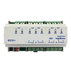   LINGG&JANKE 79245SEC KNX kapcsolóaktor 16 A bináris bemenetekkel | 8 kimenetes, 24 V, secure