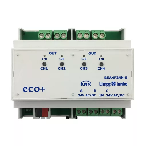 LINGG&JANKE 79246SEC KNX kapcsolóaktor 16 A bináris bemenetekkel | 4-csatornás, 24 V, secure