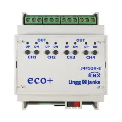 LINGG&JANKE 79437SEC KNX redőnyaktor | 4 kimenetes, Secure