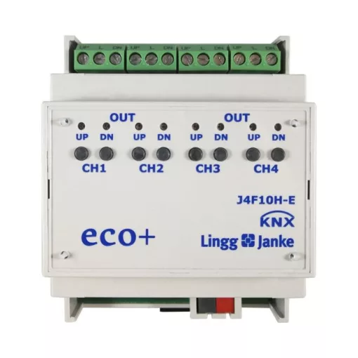 LINGG&JANKE 79437SEC KNX redőnyaktor | 4 kimenetes, Secure