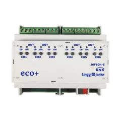 LINGG&JANKE 79438SEC KNX redőnyaktor | 6 kimenetes, secure
