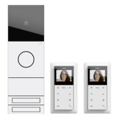   GIRA 2417902 TKS komplett csomag Rendszer 106 | Videó, családi ház | forgalom fehér (festett) | 2,2 hüvelyk