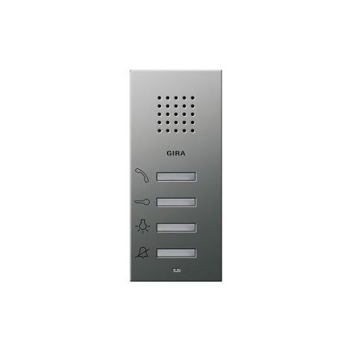 GIRA 1250600 otthoni állomás System 55 | Audio | rozsdamentes acél | nem