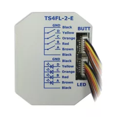   LINGG&JANKE 79881SEC KNX tapintásérzékelő interfész | 4-csatornás, 4 LED-kimenettel, secure