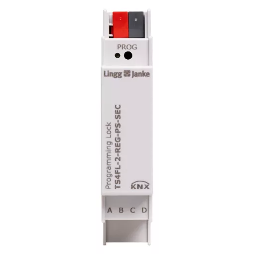 LINGG&JANKE 79889 SEC KNX Secure programozási zár | 4-csatornás, érintőkapcsoló interfész