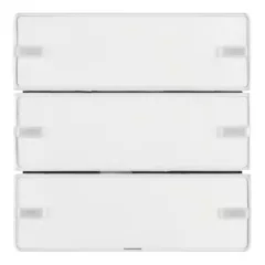   BERKER 80143329 KNX easy tapintásérzékelő Komfort Q.1/Q.3 | 3-csatornás | poláris fehér bársony