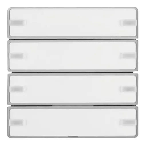 BERKER 80144321 KNX easy tapintásérzékelő Komfort Q.1/Q.3 | 4-csatornás | alu samt