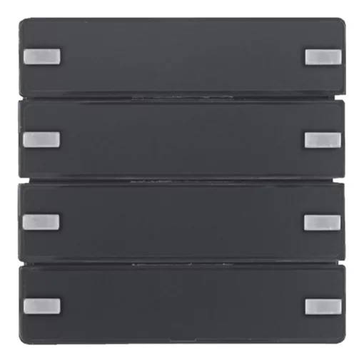 BERKER 80144326 KNX easy tapintásérzékelő Komfort Q.1/Q.3 | 4-csatornás | antracit
