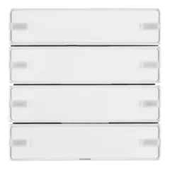  BERKER 80144329 KNX easy tapintásérzékelő Komfort Q.1/Q.3 | 4-csatornás | polarfehér bársony