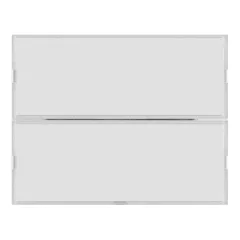   BERKER 80162770 KNX tapintásérzékelő K.1/K.5 | 2-csatornás, Komfort | poláris fehér