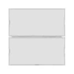   MDT 80162780 KNX tapintásérzékelő S.1/B.3/B.7 | 2-csatornás, Komfort | poláris fehér fényes