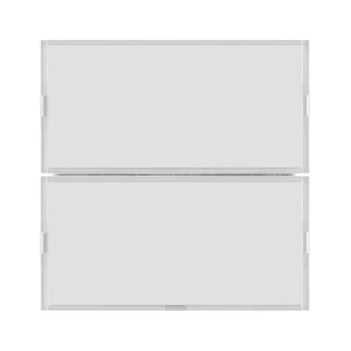 MDT 80162780 KNX tapintásérzékelő S.1/B.3/B.7 | 2-csatornás, Komfort | poláris fehér fényes