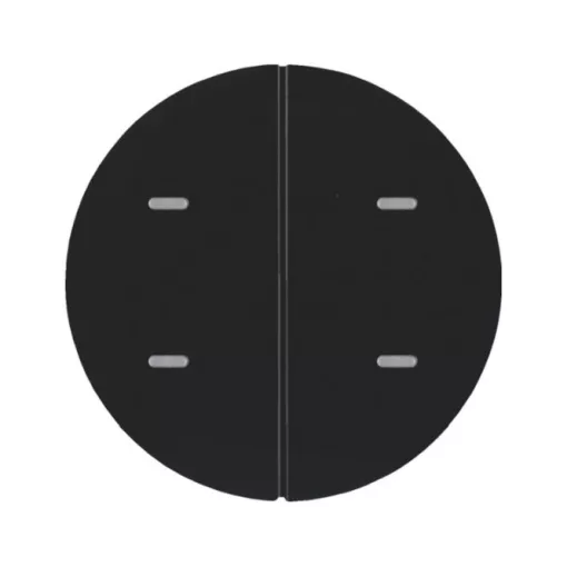 BERKER 80162865 KNX tapintásérzékelő R.1/R.3 | 2-csatornás, Komfort | fényes fekete