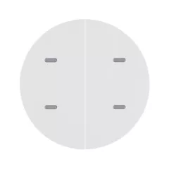   BERKER 80162869 KNX tapintásérzékelő R.1/R.3 | 2-csatornás, Komfort | poláris fehér fényes