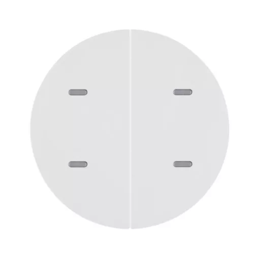 BERKER 80162869 KNX tapintásérzékelő R.1/R.3 | 2-csatornás, Komfort | poláris fehér fényes