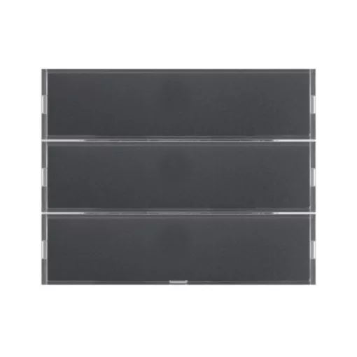 BERKER 80163776 KNX tapintásérzékelő K.1/K.5 | 3-csatornás, Komfort | antracit