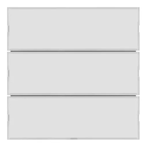 BERKER 80163780 KNX tapintásérzékelő S.1/B.3/B.7 | 3-csatornás, Komfort | poláris fehér/krémfehér