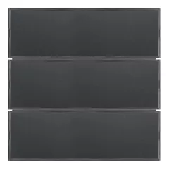   BERKER 80163785 KNX tapintásérzékelő S.1/B.3/B.7 | 3-csatornás, Komfort | alu/antracit