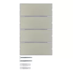   BERKER 80164773 KNX tapintásérzékelő K.1/K.5 | 4-csatornás, Komfort | nemesacél