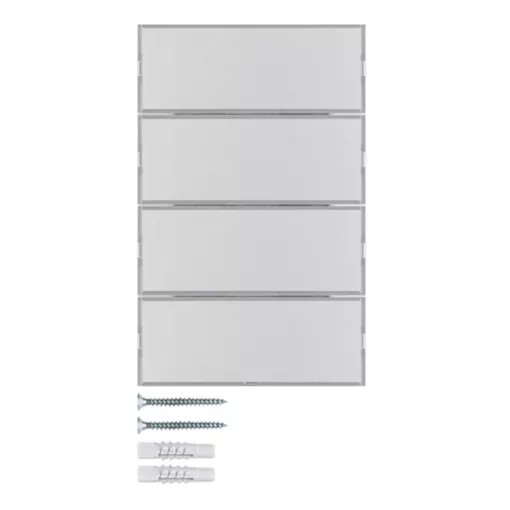 BERKER 80164774 KNX tapintásérzékelő K.1/K.5 | 4-csatornás, Komfort | alu