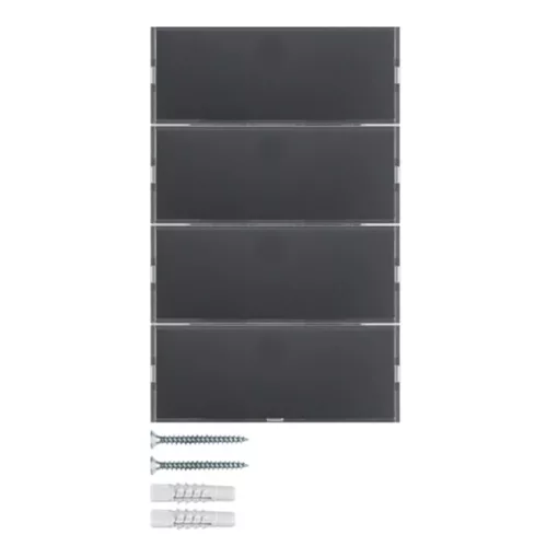 BERKER 80164776 KNX tapintásérzékelő K.1/K.5 | 4-csatornás, Komfort | antracit
