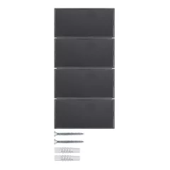   BERKER 80164785 KNX tapintásérzékelő S.1/B.3/B.7 | 4-csatornás, Komfort | alu/antracit
