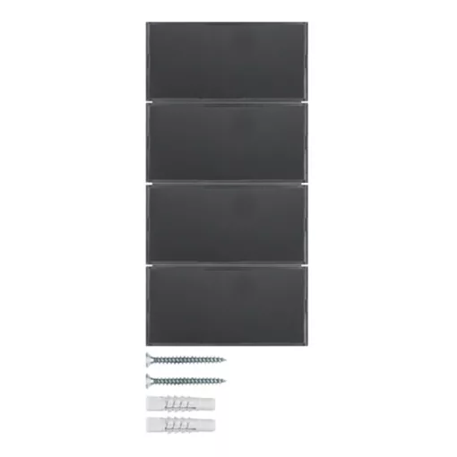 BERKER 80164785 KNX tapintásérzékelő S.1/B.3/B.7 | 4-csatornás, Komfort | alu/antracit