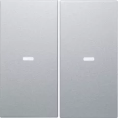   BERKER 80960383 Fedőlap tapintásérzékelőhöz S.1/B.3/B.7 | 2-es | alu matt
