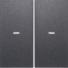   BERKER 80960385 Fedőlap Tastsensor S.1/B.3/B.7 készülékhez | 2-féle | antracit matt
