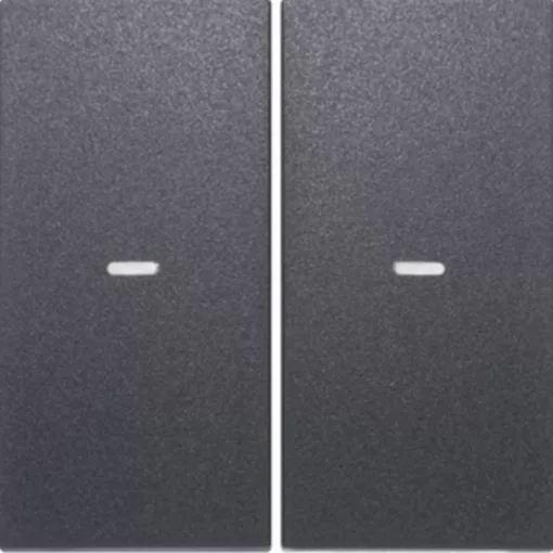 BERKER 80960385 Fedőlap Tastsensor S.1/B.3/B.7 készülékhez | 2-féle | antracit matt