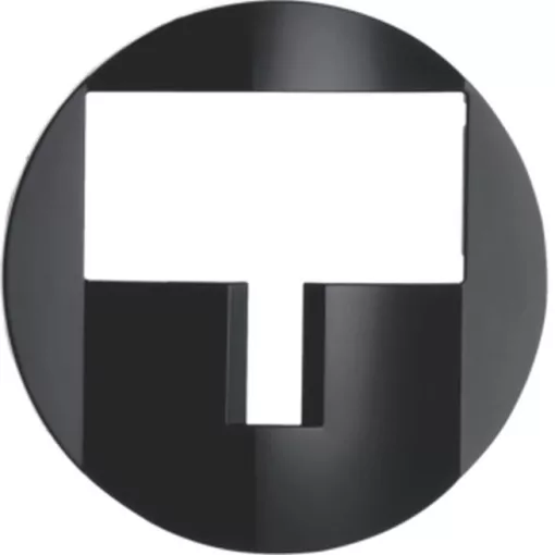 BERKER 80960465 Takarólapka KNX mozgásérzékelőhöz R.1/R.3 | fényes fekete