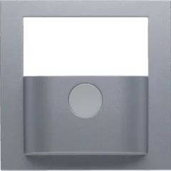   BERKER 80960483 Takarólemez KNX mozgásérzékelőhöz S.1/B.3/B.7 | alu matt