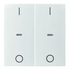   BERKER 80962382 Takarólapka tapintásérzékelőhöz S.1/B.3/B.7 | 2-es, IO | fényes fehér
