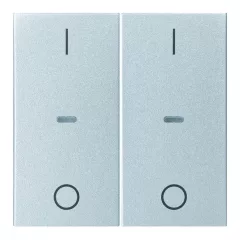   BERKER 80962383 Takarólapka tapintásérzékelőhöz S.1/B.3/B.7 | 2-es, IO | alu matt