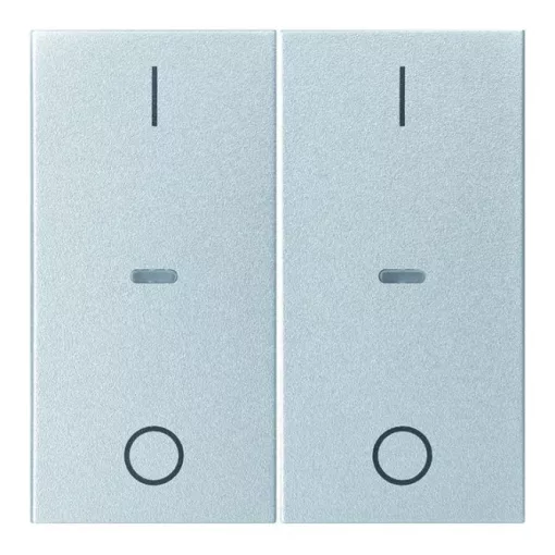 BERKER 80962383 Takarólapka tapintásérzékelőhöz S.1/B.3/B.7 | 2-es, IO | alu matt