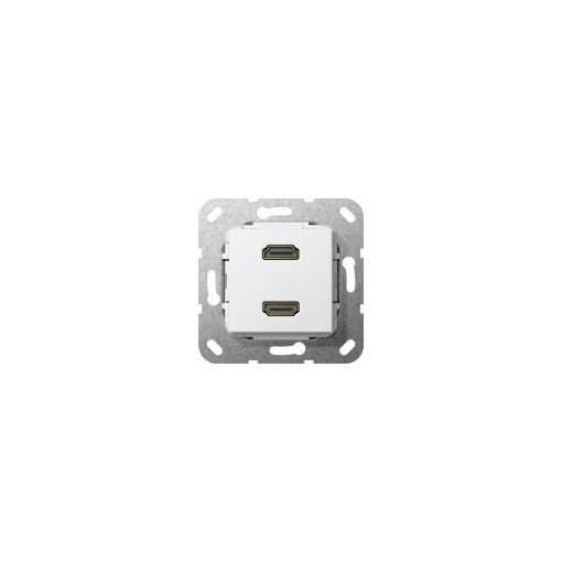 GIRA 567103 kommunikációs betét | HDMI/HDMI, csatlakozó | tiszta fehér fényes