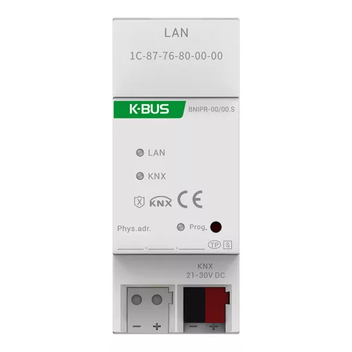 GVS BNIPR-00/00.2 KNX IP-router | DIN sínre szerelhető