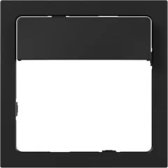 GIRA 8338005 Adapterrahmen Gira One | Standard | fekete matt
