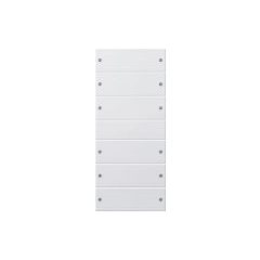   GIRA 218603 TS3 rocker készlet System 55 | 6-szoros (3+3) | tiszta fehér fényes