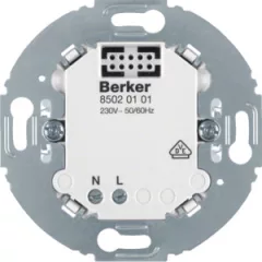   BERKER 85020101 Hálózati betét KNX rádiófrekvenciás felépítményhez | kerek tartókeret