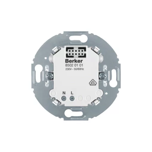 BERKER 85020101 Hálózati betét KNX rádiófrekvenciás felépítményhez | kerek tartókeret