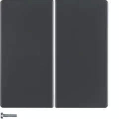   BERKER 85146126 KNX-RF-Taste quicklink S.1/B.3/B.7 | 2-csatornás | antracit bársony lakk